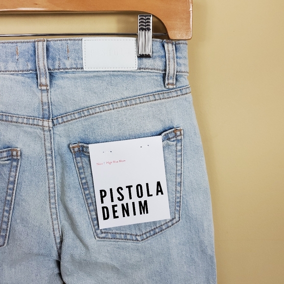 Pistola Nico High Rise Mom Jean - In Lake - Picture 5 of 12